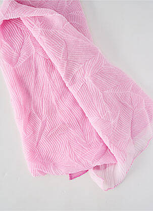 Foulard coutures renforcées rose OLSEN femme