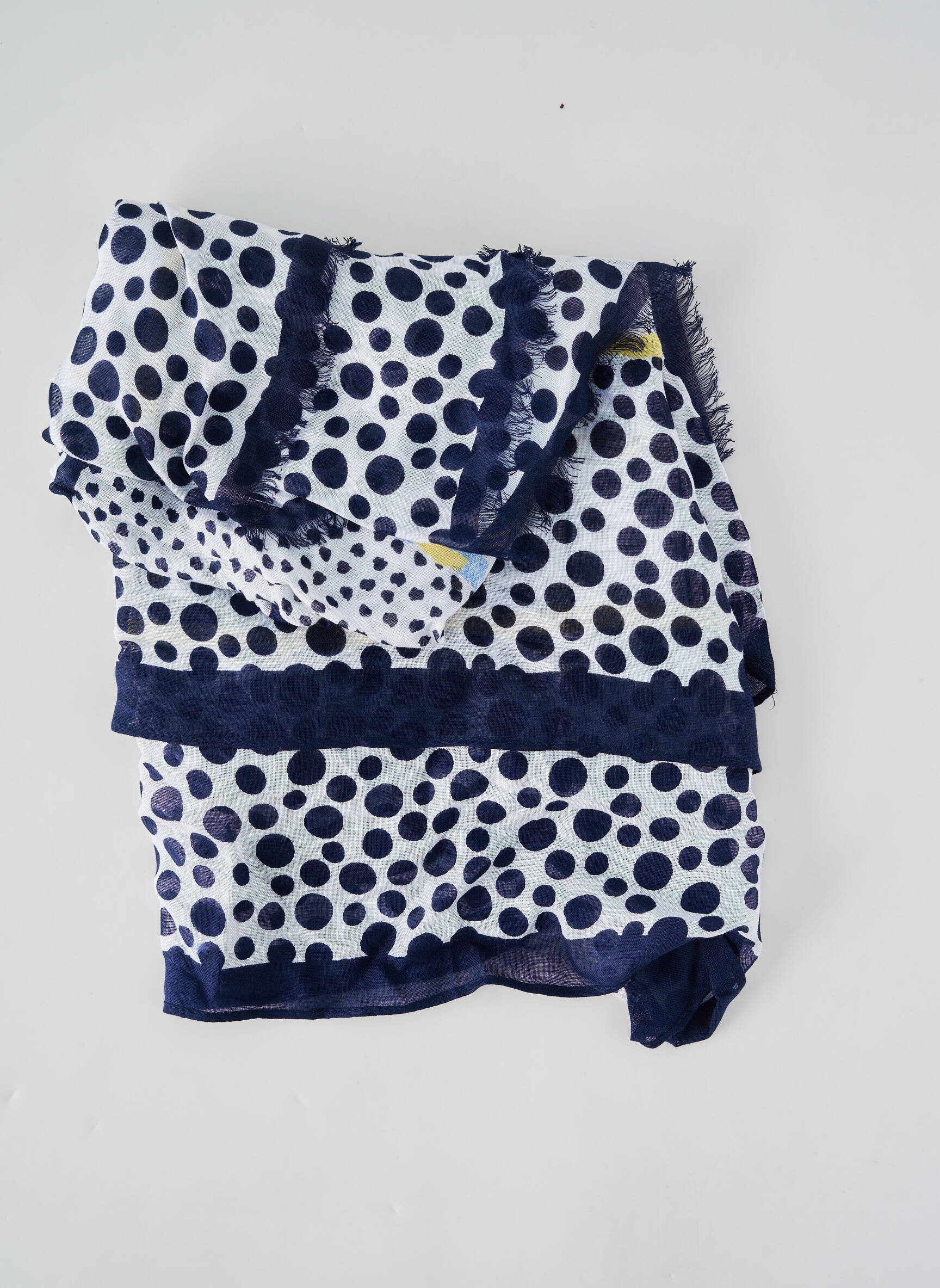 Foulard tissage popeline bleu OLSEN femme