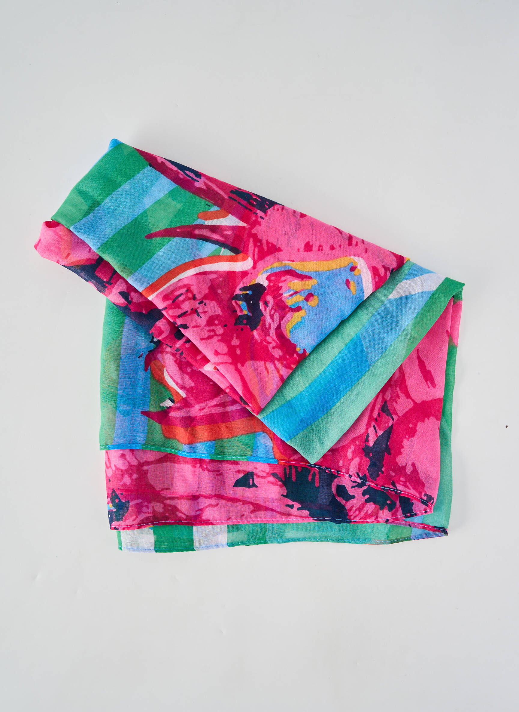 Foulard légère et transparente rose RABE femme