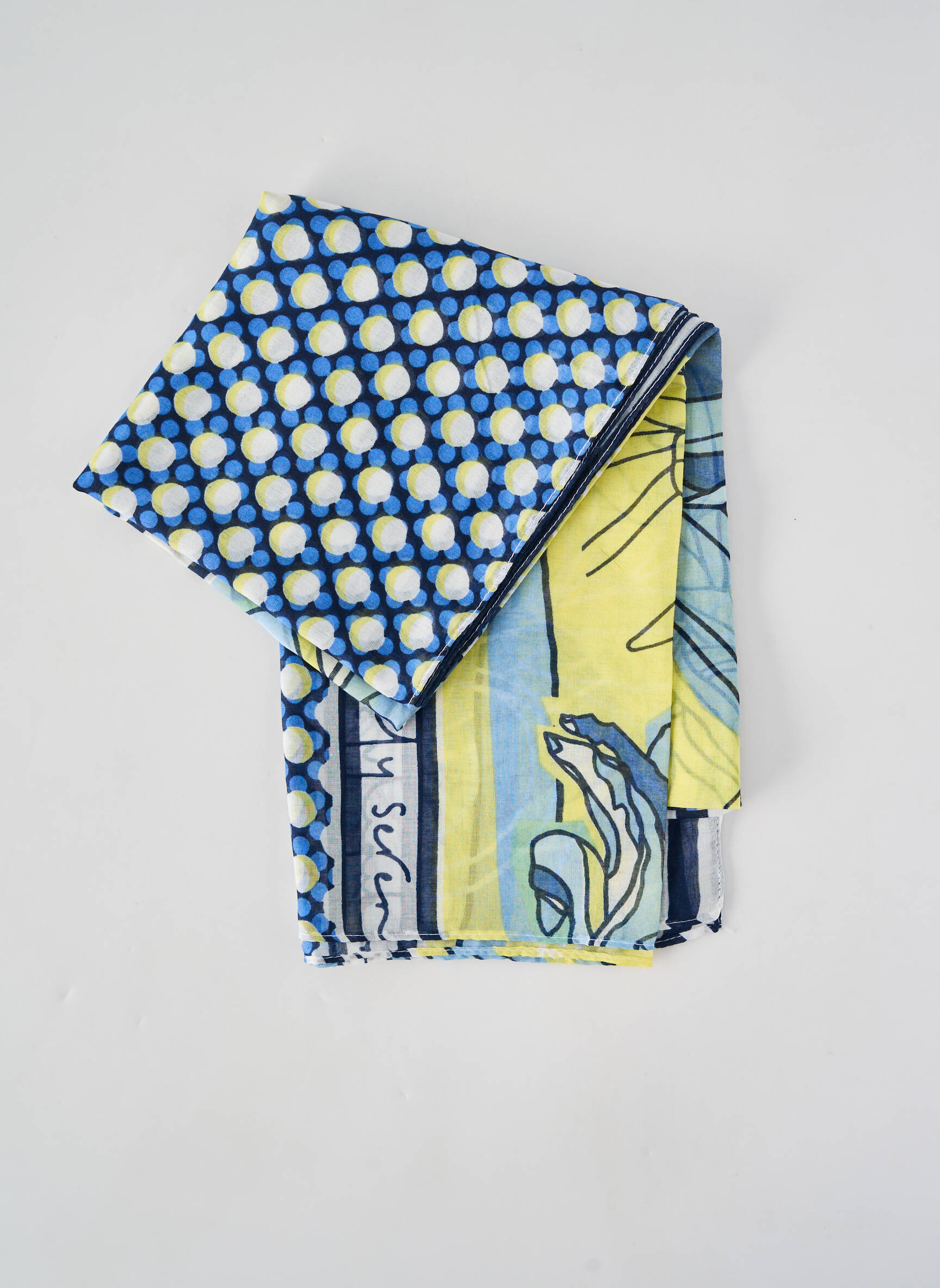 Foulard légère et transparente jaune RABE femme