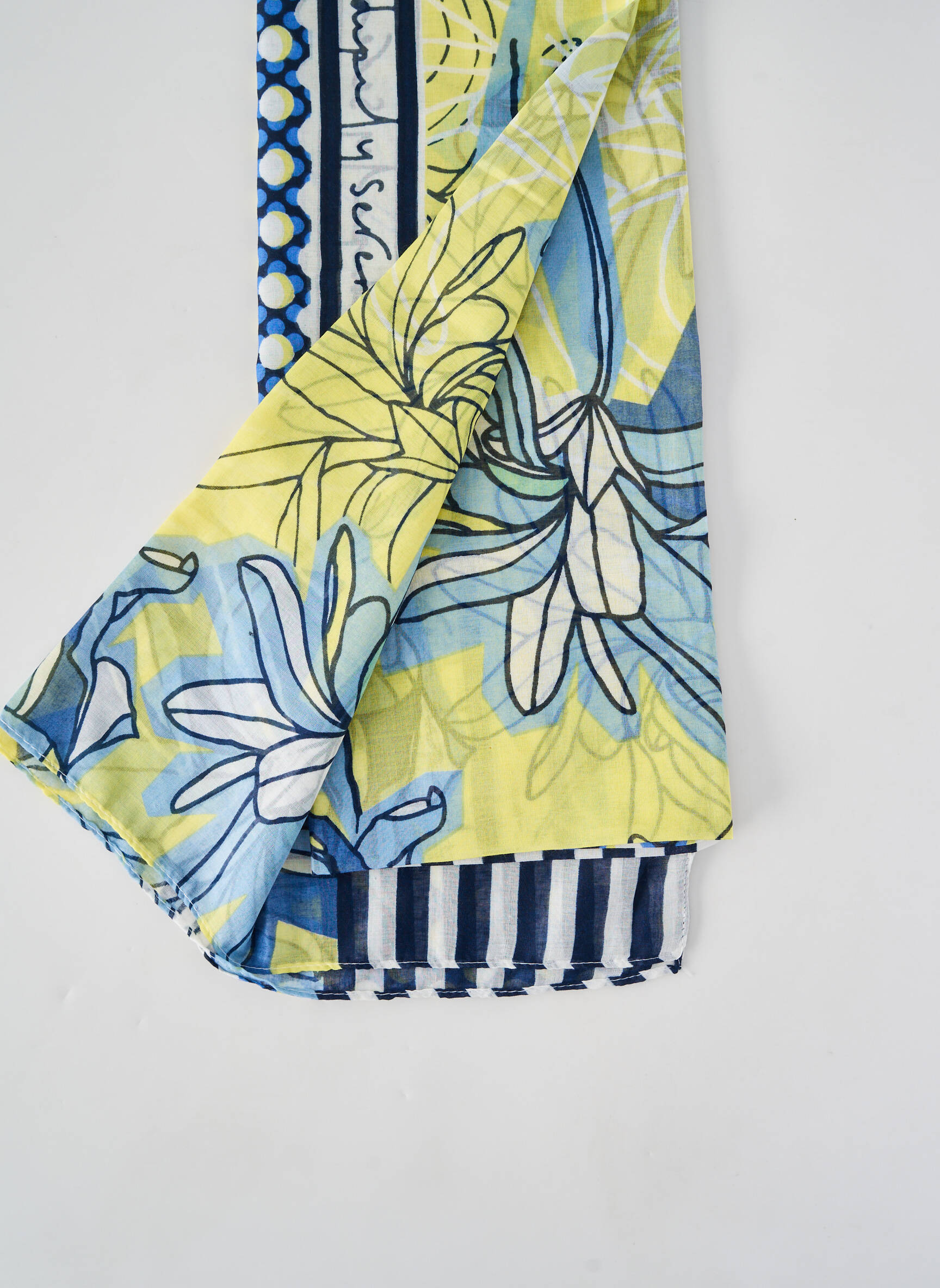 Foulard légère et transparente jaune RABE femme