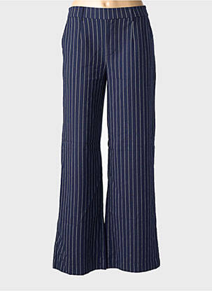 Pantalon large poches taille normale bleu OBJECT femme