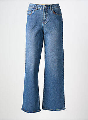 Jeans coupe large stretch taille normale bleu OBJECT femme