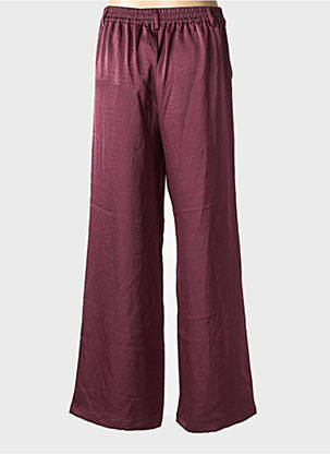 Pantalon large poches taille normale violet OBJECT femme
