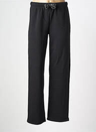 Pantalon droit taille élastique taille normale noir PIECES femme