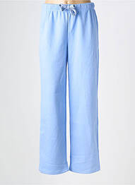 Pantalon droit taille élastique taille normale bleu PIECES femme