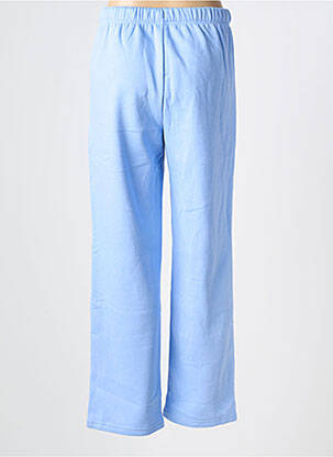 Pantalon droit taille élastique taille normale bleu PIECES femme