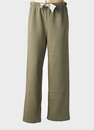 Pantalon droit taille élastique taille normale vert PIECES femme