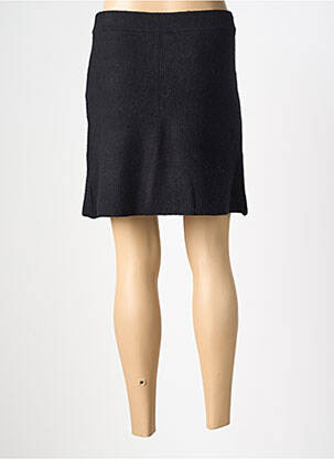 Jupe mi-longue coupe droite noir OBJECT femme