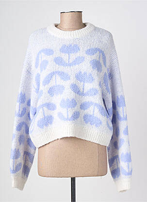 Pull stretch manches longues violet PIECES femme