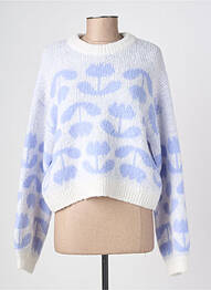 Pull stretch manches longues violet PIECES femme