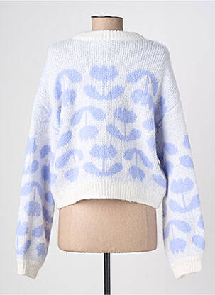 Pull stretch manches longues violet PIECES femme