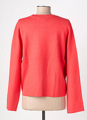 Pull coupe cintrée manches longues rouge OBJECT femme