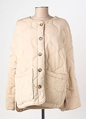 Doudoune poches sans capuche beige OBJECT femme