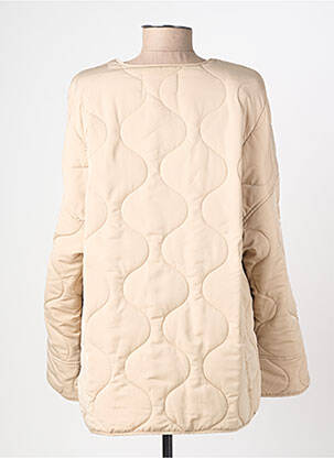 Doudoune poches sans capuche beige OBJECT femme