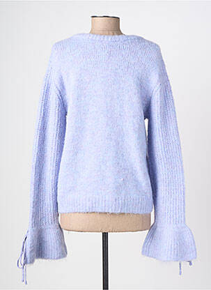 Gilet manches longues fermeture boutonnée sur le devant violet OBJECT femme
