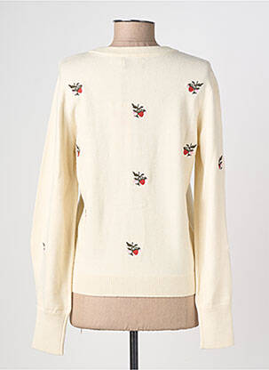 Gilet manches longues fermeture boutonnée sur le devant beige OBJECT femme