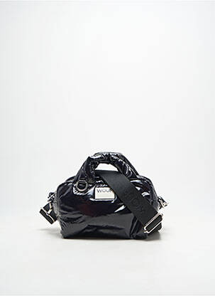Sac doublure textile forme rectangulaire noir WOUF femme