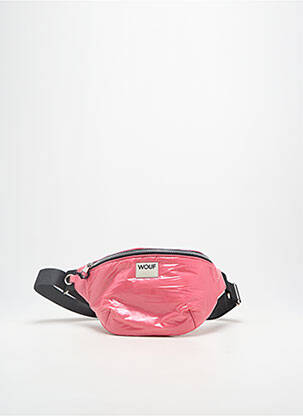 Sac doublure textile banane rose WOUF femme