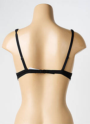 Soutien-gorge effet matière satinée haut soutien-gorge push-up noir RITRATTI femme
