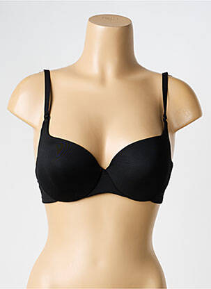 Soutien-gorge effet matière satinée haut soutien-gorge moulé noir RITRATTI femme