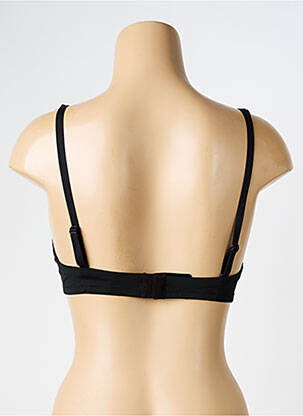 Soutien-gorge effet matière satinée haut soutien-gorge moulé noir RITRATTI femme