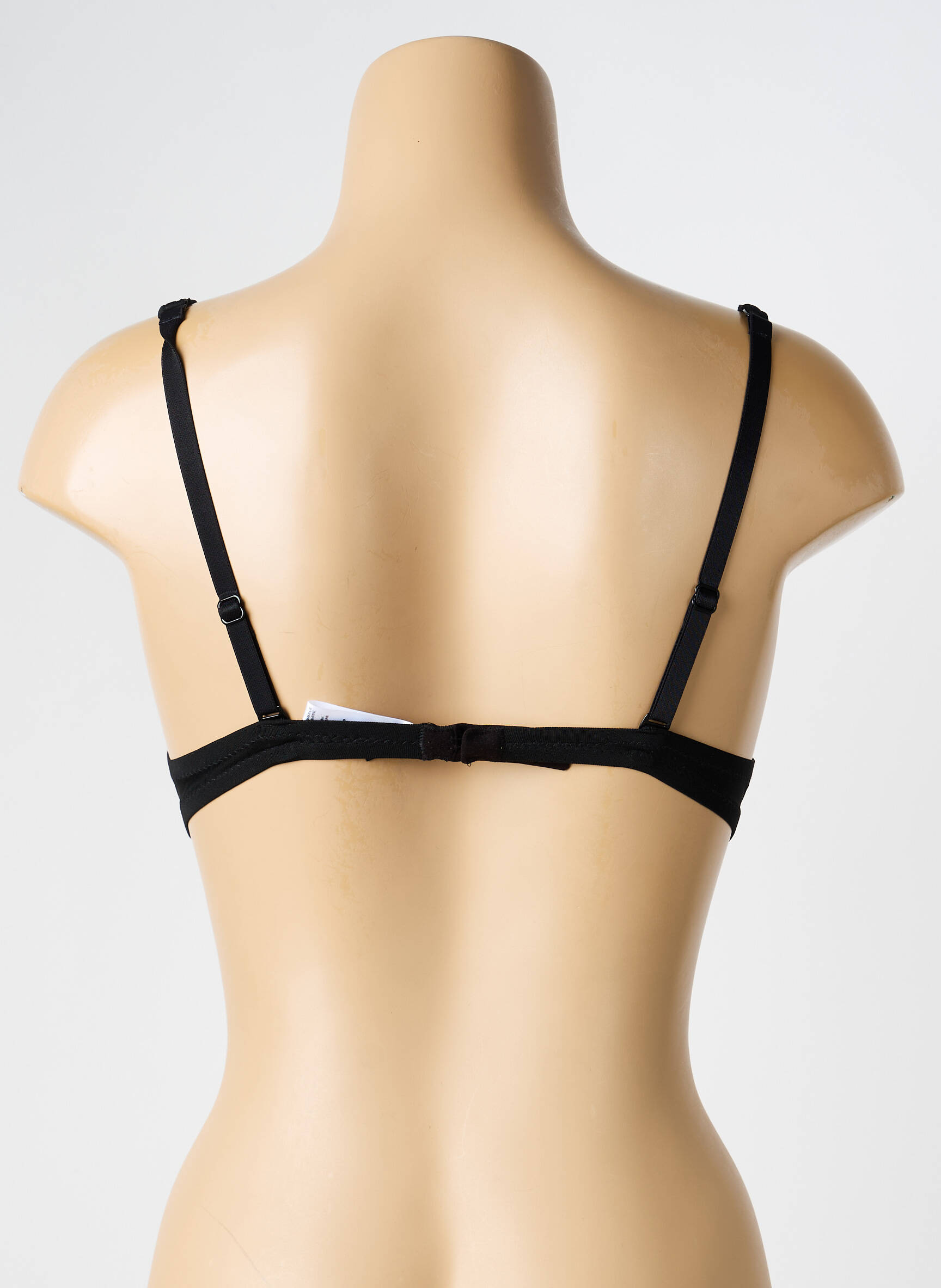 Soutien-gorge effet matière satinée haut soutien-gorge push-up noir RITRATTI femme