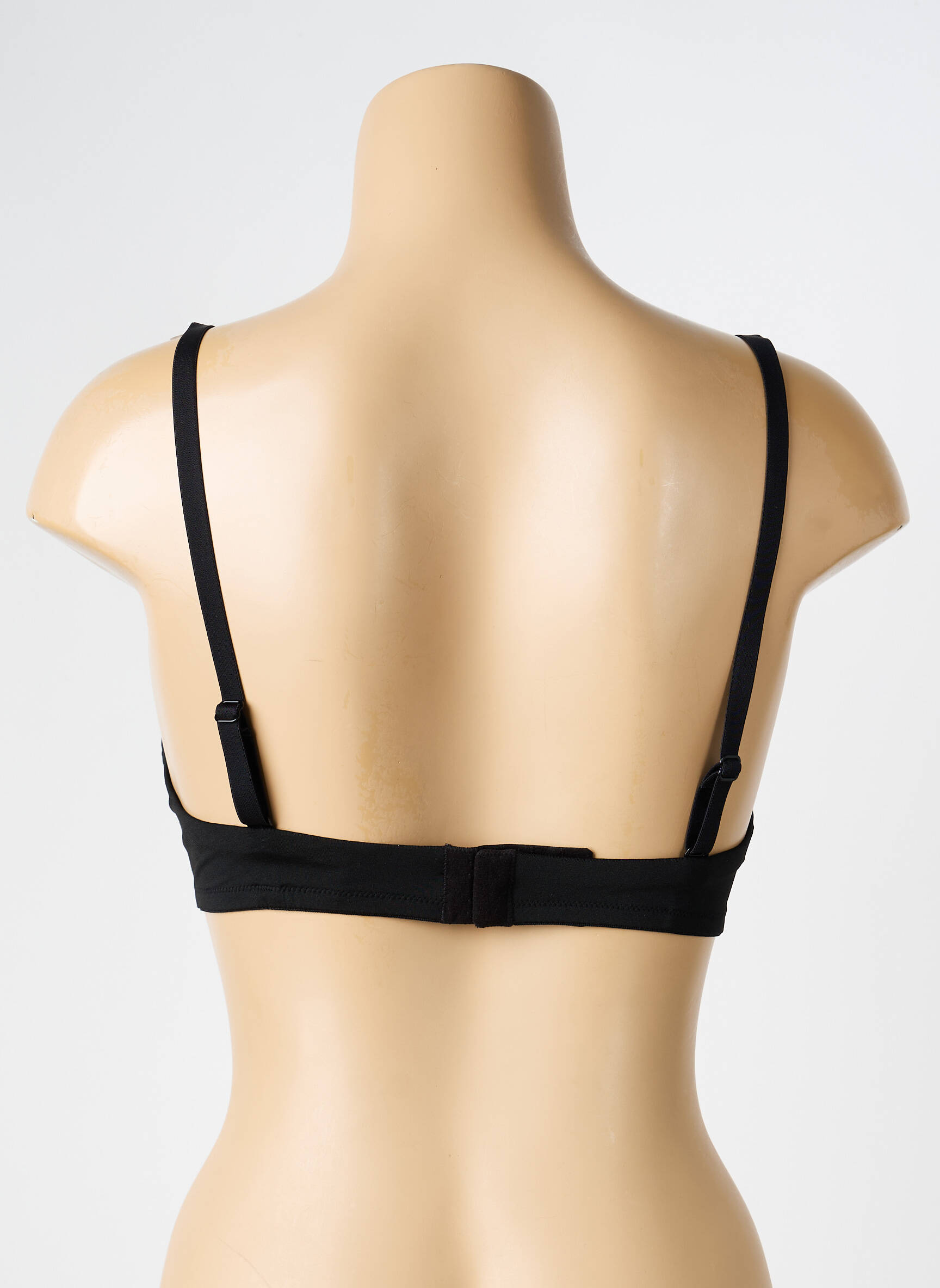 Soutien-gorge effet matière satinée haut soutien-gorge moulé noir RITRATTI femme