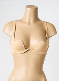 Soutien-gorge effet matière satinée haut soutien-gorge moulé chair RITRATTI femme