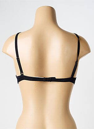 Soutien-gorge effet matière satinée haut soutien-gorge moulé noir RITRATTI femme