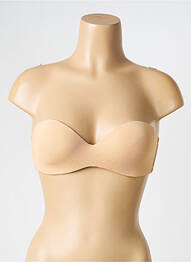 Soutien-gorge effet matière satinée haut soutien-gorge moulé chair RITRATTI femme