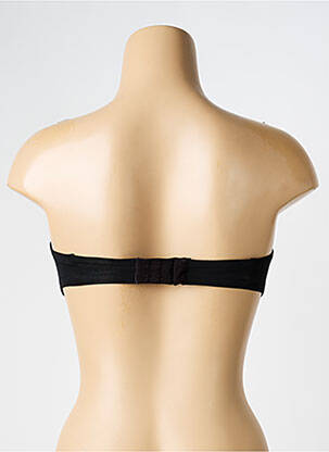 Soutien-gorge effet matière satinée haut soutien-gorge moulé noir RITRATTI femme
