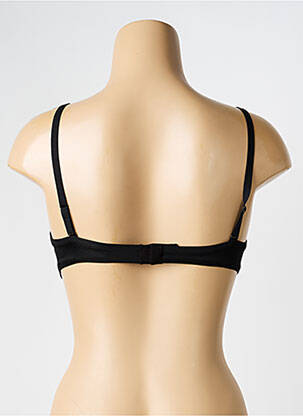 Soutien-gorge effet matière satinée haut soutien-gorge push-up noir RITRATTI femme
