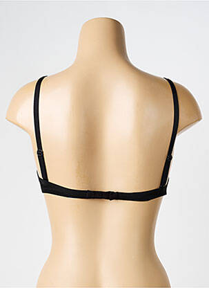 Soutien-gorge effet matière satinée haut soutien-gorge moulé noir RITRATTI femme