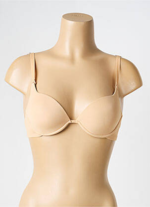 Soutien-gorge effet matière satinée haut soutien-gorge moulé chair RITRATTI femme