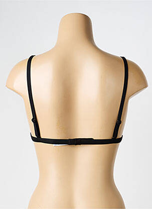 Soutien-gorge effet matière satinée haut soutien-gorge moulé noir RITRATTI femme