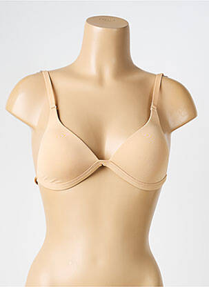 Soutien-gorge effet matière satinée haut soutien-gorge moulé chair RITRATTI femme