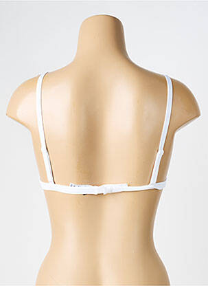Soutien-gorge effet matière satinée haut soutien-gorge moulé blanc RITRATTI femme