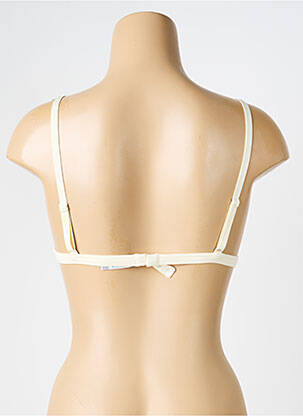 Soutien-gorge effet matière satinée haut soutien-gorge moulé beige RITRATTI femme