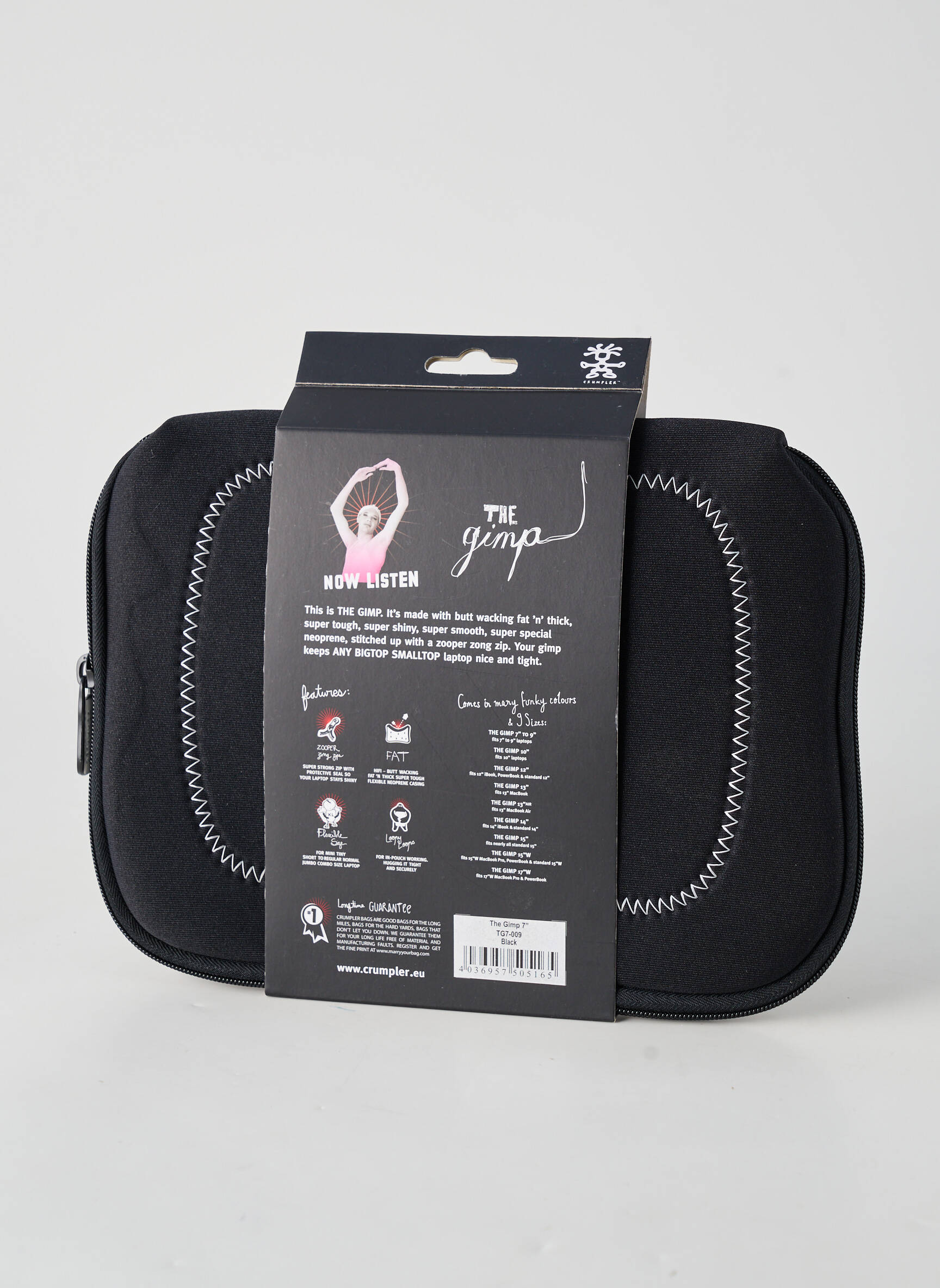 Pochette doublure textile noir CRUMPLER femme