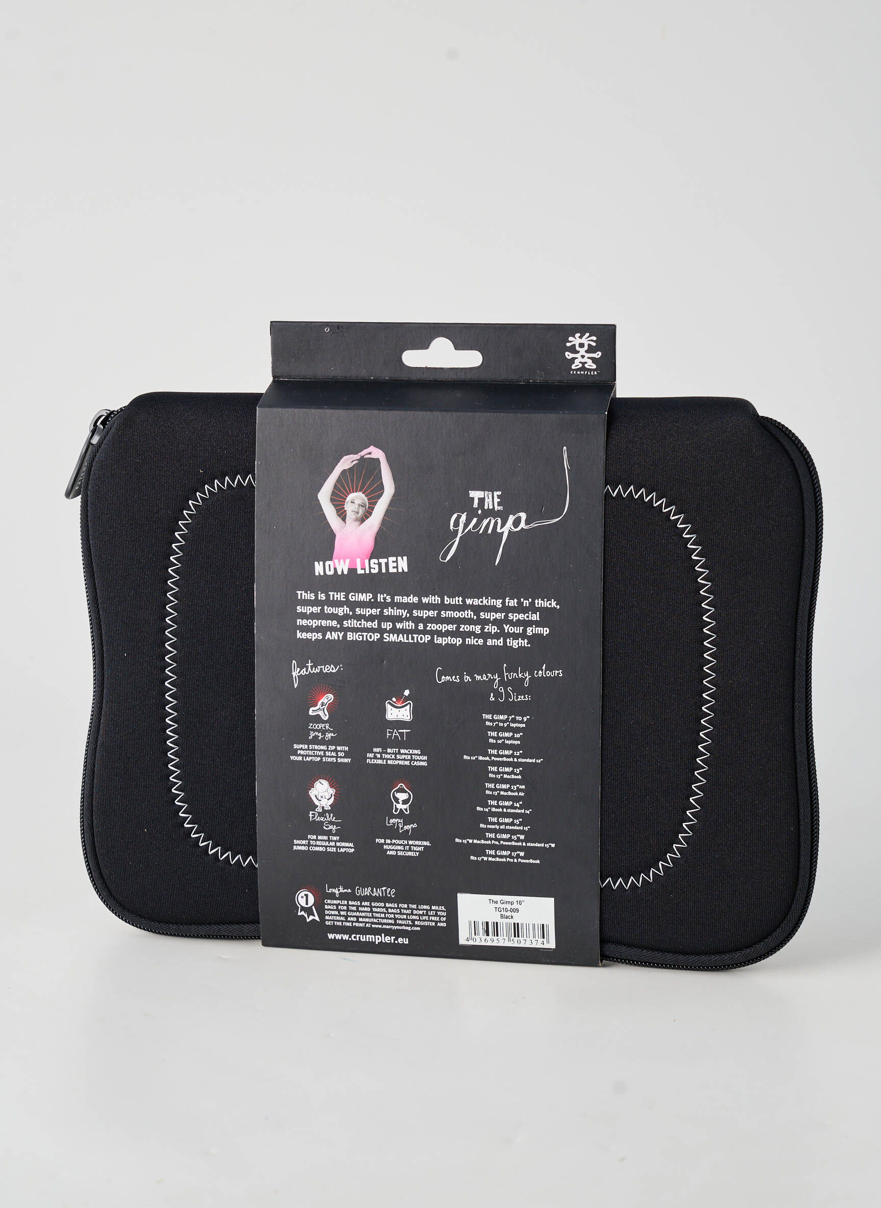 Pochette doublure textile noir CRUMPLER femme