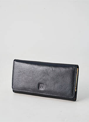 Portefeuille doublure noir HEXAGONA femme