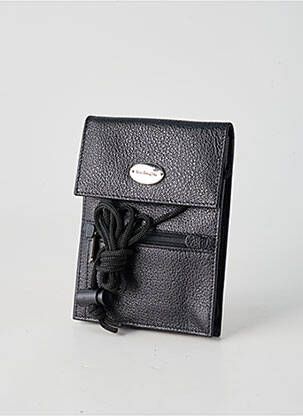 Portefeuille doublure textile noir MAC DOUGLAS femme