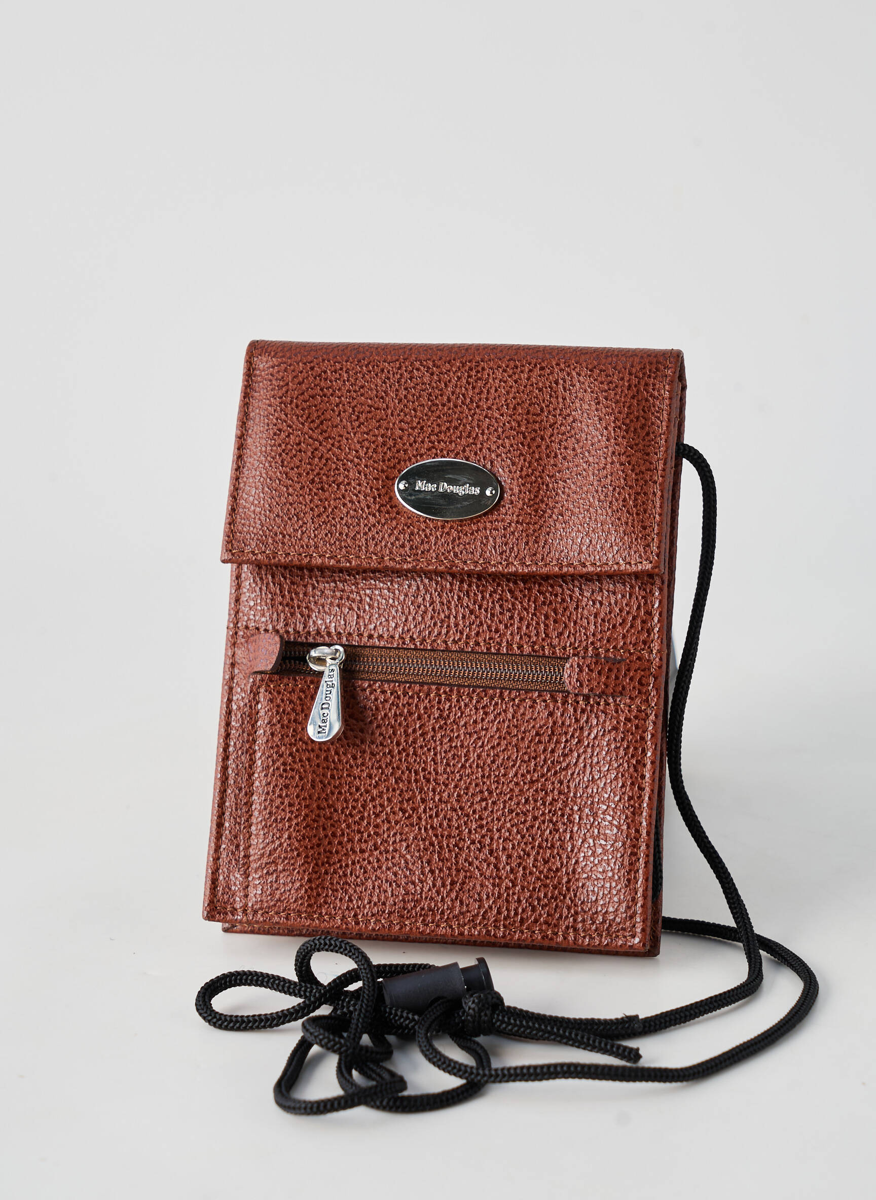 Portefeuille doublure textile marron MAC DOUGLAS femme