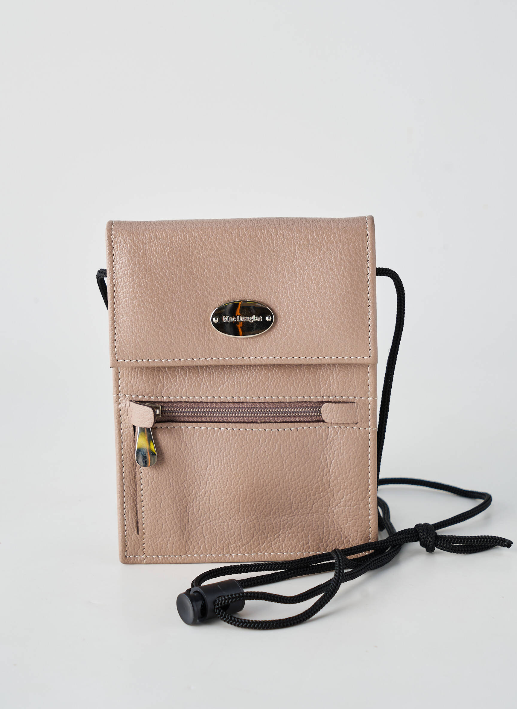 Portefeuille doublure textile beige MAC DOUGLAS femme