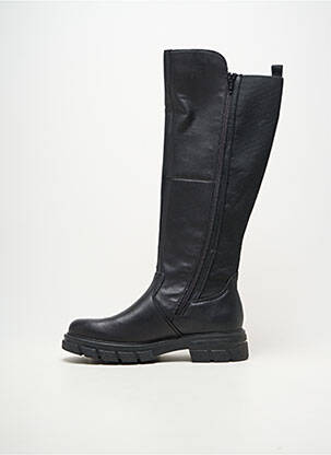 Bottes matière lisse talon plat jusqu'à 3cm noir RIEKER femme