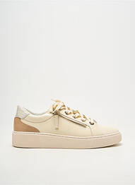 Baskets matière lisse talon plat jusqu'à 3cm beige FUGITIVE BY FRANCESCO ROSSI femme