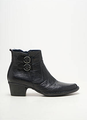 Bottines/boots matière lisse talon de 4 à 6cm noir DORKING femme