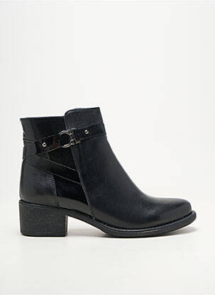 Bottines/boots matière lisse talon de 4 à 6cm noir PEDRO TORRES femme