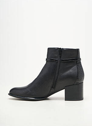 Bottines/boots matière lisse talon de 4 à 6cm noir FUGITIVE BY FRANCESCO ROSSI femme